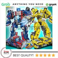 Gambar SALE TERLARIS 2IN1 MAINAN MOBIL ROBOT TRANSFORMERS BUMBLEBEE OPTIMUS PRIME CAR LEGO READYY dari tuti282882 undefined 3 Tokopedia