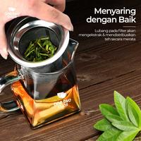 Gambar TEKO KETTLE TEH DENGAN PENYARING / KETTLE WITH INFUSER MODEL PERSEGI TP-761 dari Sameo Coffee undefined 3 Tokopedia