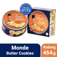 Gambar MONDE Butter Cookies 454 gr - Biskuit Kaleng Blue Shell 454g dari one square undefined 1 Tokopedia