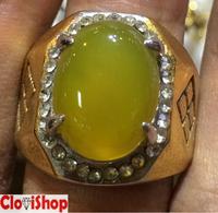 Gambar Cincin Titanium Batu Sunkist Baturaja Size Kantoran HQ dari CloviShop Jewelry undefined 1 Tokopedia