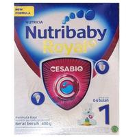 Gambar PTC NUTRIBABY ROYAL CESABIO 1 400 GRAM SUSU FORMULA BAYI USIA 0-6 BULAN [TERBARU[TERLARIS[ORIGINAL[ASLI] dari Maju Jaya Mandiri01 undefined 1 Tokopedia
