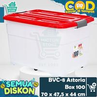 Gambar BIGTON Lion Star Basic Home BVC-8 Astoria Box 100 Container Plastik Storage Box Multifungsi Kotak Penyimpanan Plastik 100 Liter dengan Roda Kontainer Serbaguna Besar Jumbo Tahan Lama Cocok untuk Mainan Pakaian dan Barang Rumah Tangga Pindahan Air kolam dari BIGTON ELECTRONIC undefined 1 Tokopedia