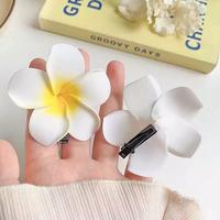 Gambar Jepit Rambut Bunga Kamboja Baru Jepitan Rambut Bunga Kamboja Fashion Wanita - Biru 5cm dari JT SHOP88 undefined 5 Tokopedia