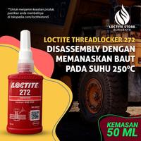 Gambar COD !!! LEM BAUT PERMANEN FOR HEAVY DUTY LOCTITE 272 50ML THREADLOCKER PACKING AMAN dari Marrie Mall undefined 3 Tokopedia