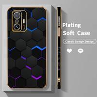 Gambar Glossy Case HP Xiaomi 11T Pro 10T Pro Xiaomi 11 Lite 5G NE Mi 11i 2021 Mi 11X Pro Xiami 11TPro 10TPro 11Lite Mi10T Casing Softcase  Lucu Phone   Soft sarang lebah heksagonal Mewah untuk  Sofcase Aesthetic Kasing Silikon Glass kaca - Hitam, Xiaomi 11T dari GiftsStoreID undefined 2 Tokopedia