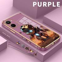 Gambar Glossy SoftCase Realme 10 4G 5G 10 Pro Plus 10T Realme 11 9 Pro Plus 9i Realmi 10Pro + 10Pro+ 9Pro 11Pro Real me  Case Casing HP  Lucu Phone Cesing Soft Cassing Kartun Hipster Iron Man  Cashing Aesthetic Sofcase Chasing Silikon glass kaca - Ungu, Realme 10 dari GiftsStoreID undefined 2 Tokopedia
