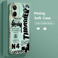 Gambar Glossy Casing Realme 10 4G 5G 10 Pro Plus 10T Realme 11 9 Pro Plus 9i Realmi 10Pro + 10Pro+ 9Pro 11Pro Real me  Case HP Softcase  Lucu Phone  Soft  Huruf hipster di seluruh layar untuk Kasing Aesthetic Sofcase Silikon Glass kaca - Ungu, Realme 10 dari GiftsStoreID undefined 5 Tokopedia