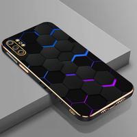 Gambar Glossy Case HP for Samsung Note 10 Plus Note 10 4G 5G for Samsung Note 10 Lite Note 10 Pro for Samsung Note10 + samaung Note10 Lite Casing Softcase  Lucu Phone Soft sarang lebah heksagonal Mewah untuk   Aesthetic Silikon Glass - Hitam, Samsung Note 10 Plus dari GiftsStoreID undefined 5 Tokopedia