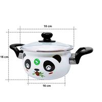 Gambar Maspion Panci Enamel Hello Panda 18 cm - Putih dari mejikom55 undefined 4 Tokopedia