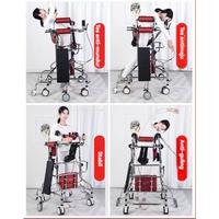 Gambar Walker Dewasa walker yang Dapat Disesuaikan Lansia Beroda Terapi Alat Bantu Jalan 8 Roda Rem Berjalan Rollator dari torjuniorstore undefined 3 Tokopedia