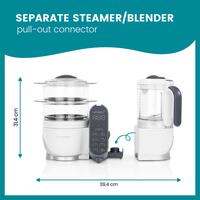 Gambar Babymoov - Nutribaby Plus BLACK| Food Processor Bayi / Blender Makanan dari kainnnmm undefined 2 Tokopedia