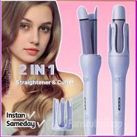Gambar Catokan Rambut Curly Otomatis 2 IN 1 Catok Curly Keriting Hair Straightener & Hair Curler Catokan Lurus Pelurus Pengeriting Bahan Keramik Awet tahan lama 2IN1 Murah Salon dari SABUKRENA ANYARRRRR undefined 1 Tokopedia
