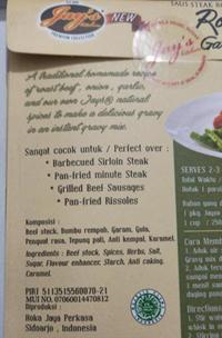 Gambar Jays Rosemary Garlic Sauce 25 gr Saus Stik Steak Rosemary Bawang Putih dari Food Republic undefined 5 Tokopedia