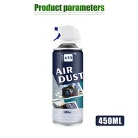 Gambar Mini Compressed Air Duster Semprotan Angin Pembersih Debu 450ml / Pembersih Keyboard Komputer PC Laptop Elektronik / Pembersih Elektrik & Elektronik Contact Cleaner - 450ML dari CastlePeak undefined 2 Tokopedia