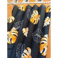 Gambar Gorden / Tirai / Hordeng jendela dan pintu model plisket cantelan S kawat motif daun aestetik dari TITAjung856 undefined 5 Tokopedia