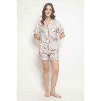 Gambar Madeline (S-XL) ORGANIC SILK Tencel Non-Collar Pajamas Set Piyama dari toko onlineku_ undefined 4 Tokopedia