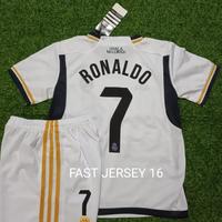 Gambar Jersey Real Madrid Kids Anak Junior Home 2023/2024 + Nameset dari atayyamotor undefined 1 Tokopedia
