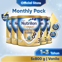 Gambar Paket 5 - Nutrilon Royal 3 Susu Pertumbuhan 1-3 Thn Vanila 800gr dari Konsel undefined 1 Tokopedia