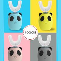 Gambar Panda U Shape Ultrasonic Vibration Electric Toothbrush 360 Degree Kid dari Axeras undefined 2 Tokopedia