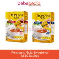 Gambar Tropicana Slim Pemanis Pengganti Gula Sweetener CLASSIC / DIABTX isi 50 Sachet - CLASSIC-50s dari bebepedia undefined 1 Tokopedia