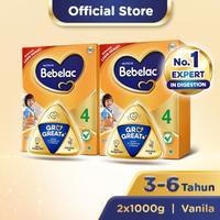 Gambar Paket 2 - Bebelac 4 Vanila Susu Bubuk 1000 GR dari Konsel undefined 1 Tokopedia