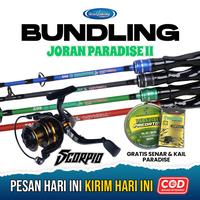 Gambar [New] Bundling Joran Paradise II & Reel Centro Scorpio Gratis Senar & Kail - 150 cm, 1000 dari LUNGO MANCING1 undefined 2 Tokopedia