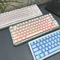Gambar NEW 131 Keys OEM Profile ABS keycaps Side engraving RGB backlit Keycap For Cherry MX Switch Mechanical Keyboard key Caps Custom DIYTer - Blue, Pack by paper b dari Nia Gripdeszob undefined 3 Tokopedia