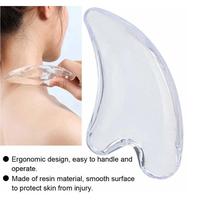 Gambar Guasha Massage Tool Alat Pijat Wajah Untuk Pemakaian Serum dan Moisturizer Kristal Resin Alami dari Biomask undefined 1 Tokopedia