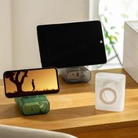 Gambar Kotak Penyimpanan Kabel Data Charger Earphone Dengan Phone Stand HP Portable Travel Mini Cable Storage Case Box - A-Hijau dari Soya Global undefined 4 Tokopedia