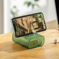 Gambar Kotak Penyimpanan Kabel Data Charger Earphone Dengan Phone Stand HP Portable Travel Mini Cable Storage Case Box - A-Hijau dari Soya Global undefined 5 Tokopedia