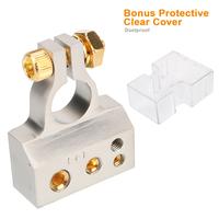 Gambar Car Modified Battery Head With 2 Clear Covers Shims Positive Negative Car Battery Terminal Connectors 2Pcs 0/2/4/8/10 Gauge dari PAKAN AYAM 46 undefined 4 Tokopedia