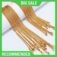 Gambar KRD11 Grosir Kalung Tambang Gold 60 cm Titanium Anti Karat dari Pohung Store undefined 4 Tokopedia