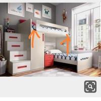 Gambar Tempat Tidur Tingkat Anak Custom set meja belajar dan lemari dari Toko Rado mulyana undefined 1 Tokopedia