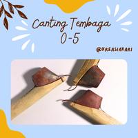 Gambar [PERLENGKAPAN BATIK] CANTING TEMBAGA BATIK SOLO NO 0-5 HARGA PER PCS dari toko abadijaya9999 undefined 1 Tokopedia