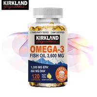 Gambar KIRKLAND 120 pcsOmega3 Fish Oil dengan Asam Lemak EPA & DHA,Mengandung 1300 mg EPA dan 860 mg DHA per sajian.Mendukung Sendi, Mata, Otak, Sistem Kekebalan Tubuh dari Seinseey undefined 1 Tokopedia