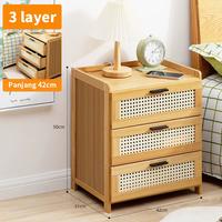 Gambar MEJA SAMPING KASUR Meja Nakas Minimalis Meja Nakas Serbaguna Bedside Table Meja Samping Kamar Tidur Kabinet KAMAR TIDUR MINIMALIS ESTETIK AESTHETIC PREMIUM KOKOH  kayu meja nakas - Type A dari VATRIUM6105 undefined 3 Tokopedia
