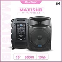 Gambar Best Speaker Karaoke Portable 15 Inch 600 Watt BareTone MAX15HB Original [ New Fitur ] Garansi Resmi BareTone dari adejanuar undefined 3 Tokopedia