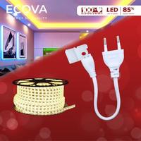 Gambar ECOVA LED Kabel Steker Socket Sambungan Colokan Untuk LED Strip 220V dari Jeffindo Mas Electric undefined 3 Tokopedia