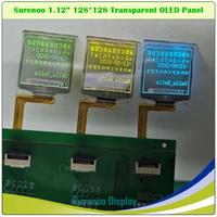 Gambar Real Transparent OLED Display, 1.12" 128*128 128X128 128128 Graphic Serial SPI PMOLED Panel LCD Module Display Screen SH1107 dari grosirrbajuchino anyarannnnannn undefined 5 Tokopedia