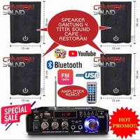 Gambar Terbaru paket sound system kantor cafe masjid speaker crimson 4 unit speaker ampli bluetooth usb dari adejanuar undefined 1 Tokopedia