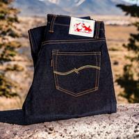 Gambar Izquerda Co - Vhagar V2 16Oz Pants Denim Selvedge Accent - Extra Deep Indigo (Best Quality) dari Crowk Office Store undefined 1 Tokopedia