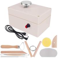 Gambar Pottery Wheel, USB Pottery Machine With Pottery Shaping Tools, Pottery Wheel Mini Clay Making Pottery Machine Ceramic dari jikaturname undefined 1 Tokopedia