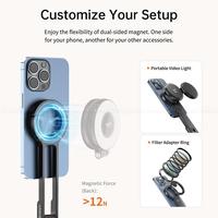 Gambar ULANZI MA30 Carabiner Phone Tripod Dual Magnetic Fast Clip Mounting Portable Foldable Metal Phone Stand for Smartphone HP Magsafe dari G-Rex undefined 4 Tokopedia