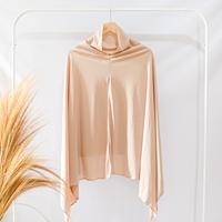 Gambar KERUDUNG PASMINA INSTAN KRUDUNG PASMINA HIJAB BLUS HIJAB WANITA HIJAB - Cream dari Kurnia Store3 undefined 5 Tokopedia