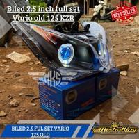 Gambar NEW Lampu biled vario 125 lama full set reflektor tinggal pasang - Putih biru dari DEKAGE 092 undefined 3 Tokopedia