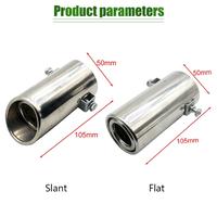 Gambar Muffler Ujung Knalpot Mobil Racing 1 Lubang Muffler Cutter Cover Dekorasi Ujung Knalpot Mobil Universal dari mutiara jaya selalu undefined 2 Tokopedia
