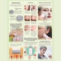 Gambar Kica Facial Cleansing Brush Alat Pembersih Wajah | Cleansing Device | Pembersih Wajah Elektrik | Pijat Wajah | Deep Cleansing | Pembersih Wajah Silikon Tahan Air - Blue dari Kica Official undefined 4 Tokopedia