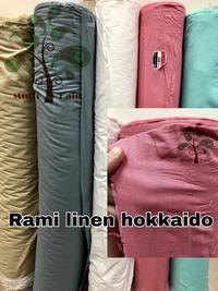 Gambar TR4 bahan kain rami linen hokaido polos meteran / grosir quality premium - 6 blue sky dari toko pakaian1 undefined 3 Tokopedia