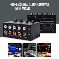 Gambar STERO Professional Stereo Mini Mixer Audio Ultra-Compact 4 Channel - CX400 dari MoreBrain Store undefined 1 Tokopedia