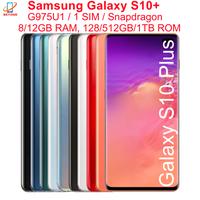 Gambar Samsung Galaxy S10 Plus S10+ G975U1 6.4" AMOLED RAM 8/12GB ROM 128/512GB/1TB Snapdragon 855 NFC 4G Unlocked Original Cell Phone dari kntode undefined 1 Tokopedia